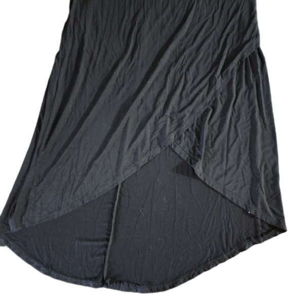 The roster maxi cotton black sleeveless stretched dress size medium - Picture 3 of 5